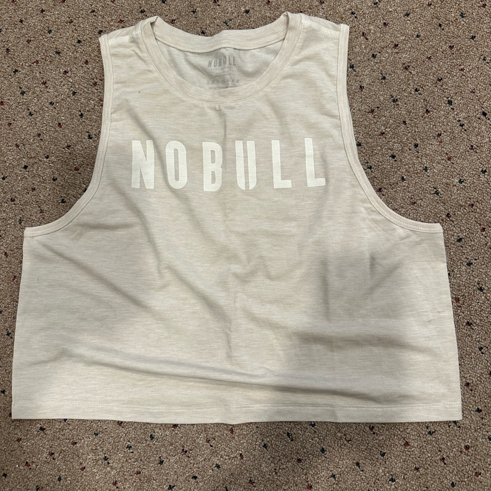 NOBULL Cream Athletic Tank